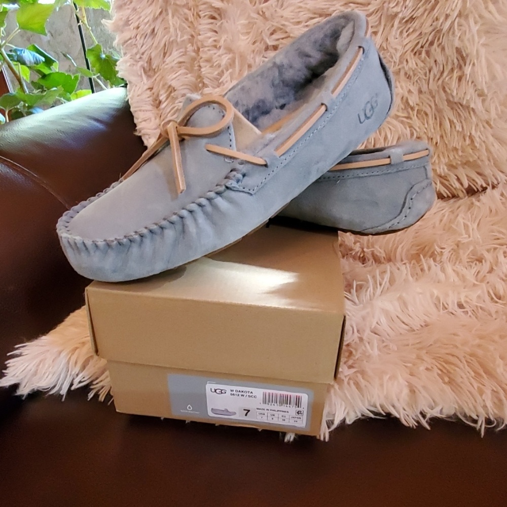 COPY - UGG Blue/Grey moccasins